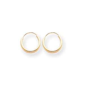  14k Endless Hoop Earrings Jewelry