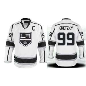  Wayne Gretzky #99 Los Angeles Kings White Jersey Hockey 