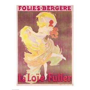  Poster advertising Loie Fuller   Poster by Jules Cheret 