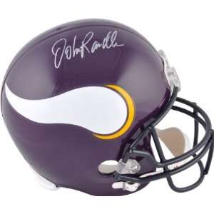  John Randle Autographed Helmet  Details Minnesota 
