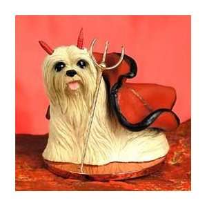  Lhasa Apso Little Devil Dog Figurine   Tan