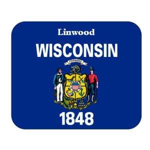  US State Flag   Linwood, Wisconsin (WI) Mouse Pad 