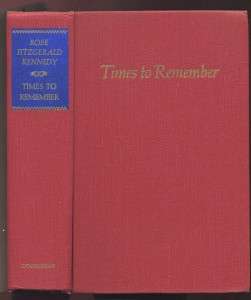 1974 ROSE FITZGERALD KENNEDY TIMES TO REMEMBER  