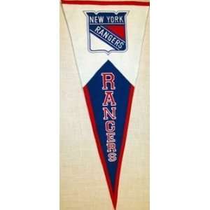 New York Rangers 40.5x17.5 Classic Wool Pennant  Sports 