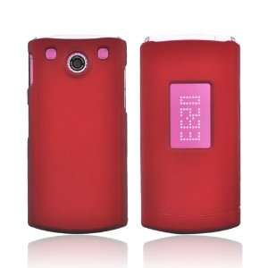  RED For LG dLite Rubberized Hard Plastic Case Cover 