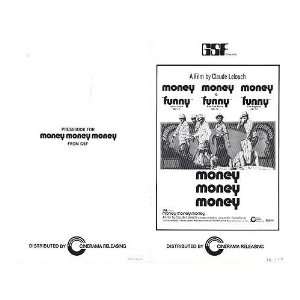  Money Money Money Original Movie Poster, 8 x 14 (1973 