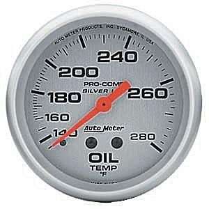  AutoMeter 2 5/8 Oil Temp, 140 280F Lfg Automotive