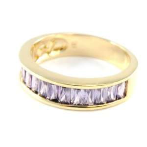  Alliance plated gold Nova amethyst.   Taille 58 Jewelry