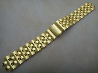 Seiko Golden S.Steel Mens Watch Bracelet 18mm NEW  