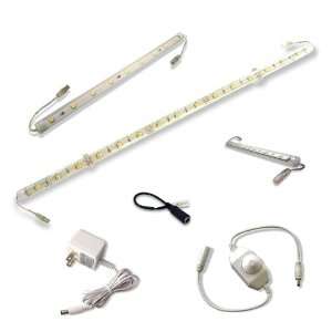  Single Brighter LED Light Bar Kit   9 inch   neutral white 