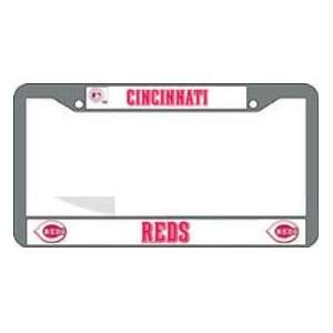  Cincinnati Reds CHROME License Plate Frame Sports 