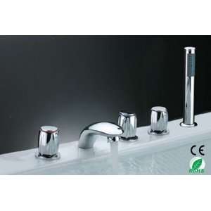   Mounted Triple Handles Shower Faucet For Bathtub
