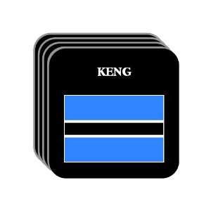  Botswana   KENG Set of 4 Mini Mousepad Coasters 