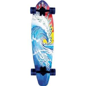 Layback Flaming Lip 36 Complete Longboard  Sports 