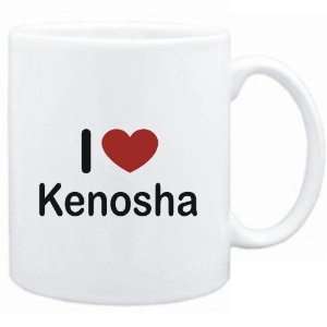  Mug White I LOVE Kenosha  Usa Cities