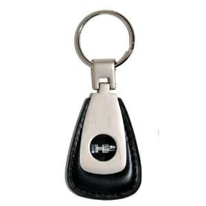  Hummer H2 Key Chain Fob   Leather / Brushed Finish 