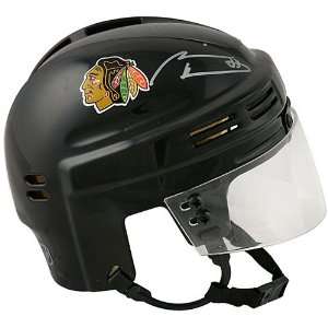 Mounted Memories Chicago Blackhawks Marian Hossa Autographed Helmet