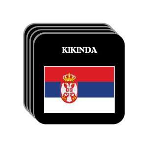 Serbia   KIKINDA Set of 4 Mini Mousepad Coasters