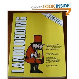  Landlording A Handy Manual for Scrupulous Landlords and 