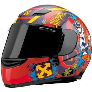 Sparx S 07 Special Edition Graphics Helmet, Red Kintaro, Helmet Type 