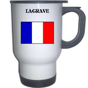  France   LAGRAVE White Stainless Steel Mug Everything 