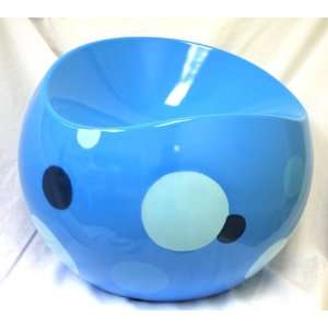  KMP Gifts Blue Polka Dot Chair Toys & Games