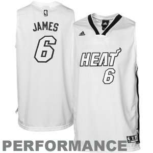  adidas LeBron James Miami Heat Youth Whiteout Revolution 