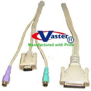  Rose KVM Cable for Rose KVM Auto Device Cable Set, 10 Ft 