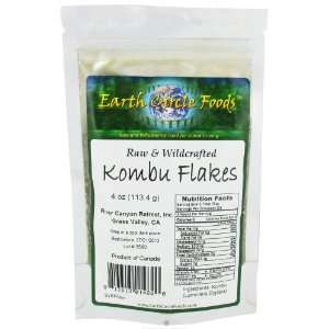 Earth Circle Organics   Kombu Flakes Raw & Wildcrafted   4 oz.  
