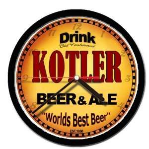  KOTLER beer and ale cerveza wall clock 
