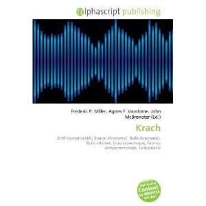  Krach (French Edition) (9786133619661) Books