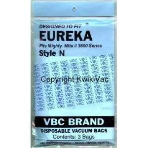  Eureka N Bag Generic 3 Pack for Models 360x to 365x Only 