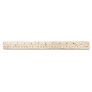  ACM10702 Westcott 10702   Wood Ruler, English/Metric, 12 