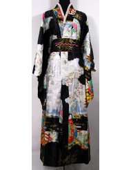  black silk robe   Clothing & Accessories