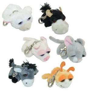  Russ Plush   Lil Peepers   Set of 8 Dogs (Backpack Clip 