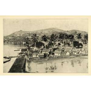  1901 Print Andavakoloko Nossy Be Madagascar Cityscape 