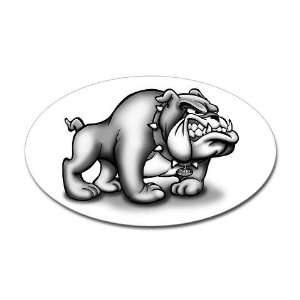  BULLDOG Sticker Oval Bulldog Oval Sticker by  