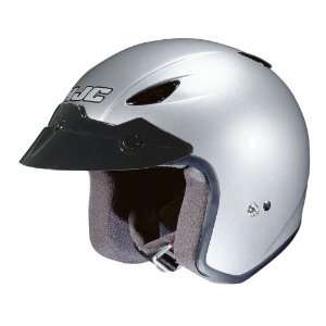   Face Motorcycle Helmet Silver Small S 821 582 (Closeout) Automotive