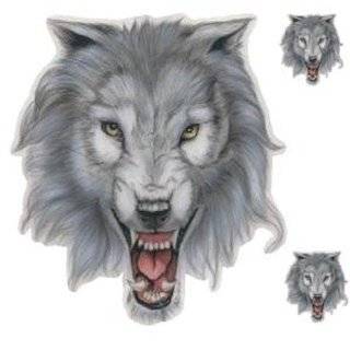   LT 00405 Wolf Attack Graphic Lethal Threat Decal Automotive