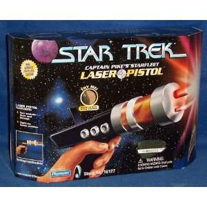  Star Trek Captain Pikes Starfleet Laser Pistol with Working Lights 