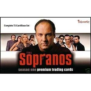  THE SOPRANOS 2005 Season One Premium Trading 72 Card Set 