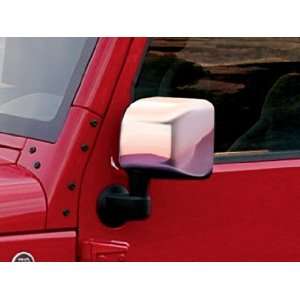  2007 2012 Jeep Wrangler Chrome Mirror Covers Automotive