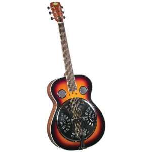 Regal RD 10V Roundneck Resonator Guitar with Hardshell 