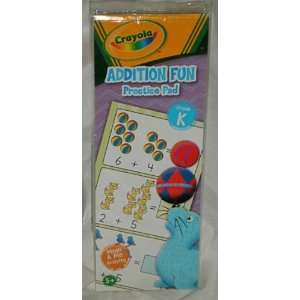  Crayola Addition Fun Practice Pad   Grade K Toys & Games