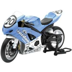   12 Scale Die Cast Jordan Superbike Aaron Yates Bike Blu Toys & Games
