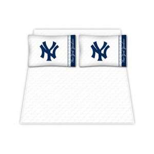  New York Yankees Queen Sheet Set 
