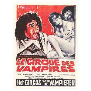  Vampire Circus Movie Poster, 11 x 15.5 (1972)