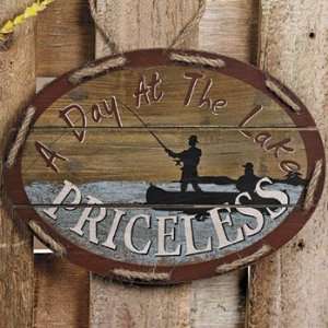  A Day at the Lake – Priceless Sign   Party Decorations 