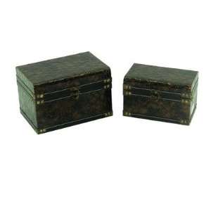   Keepsake Jewelry Box with Anaconda Design (Set of 2)