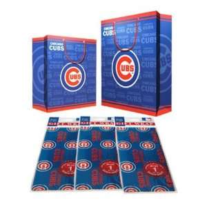  Chicago Cubs MLB Gift Bags (2 Large,1 Medium) & Flat Gift 
